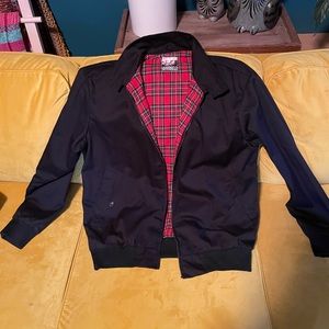 Tartan lined Harrington jacket XL